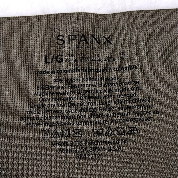Shapewear Spanx Olive Green Leggings - Picture 6 of 10